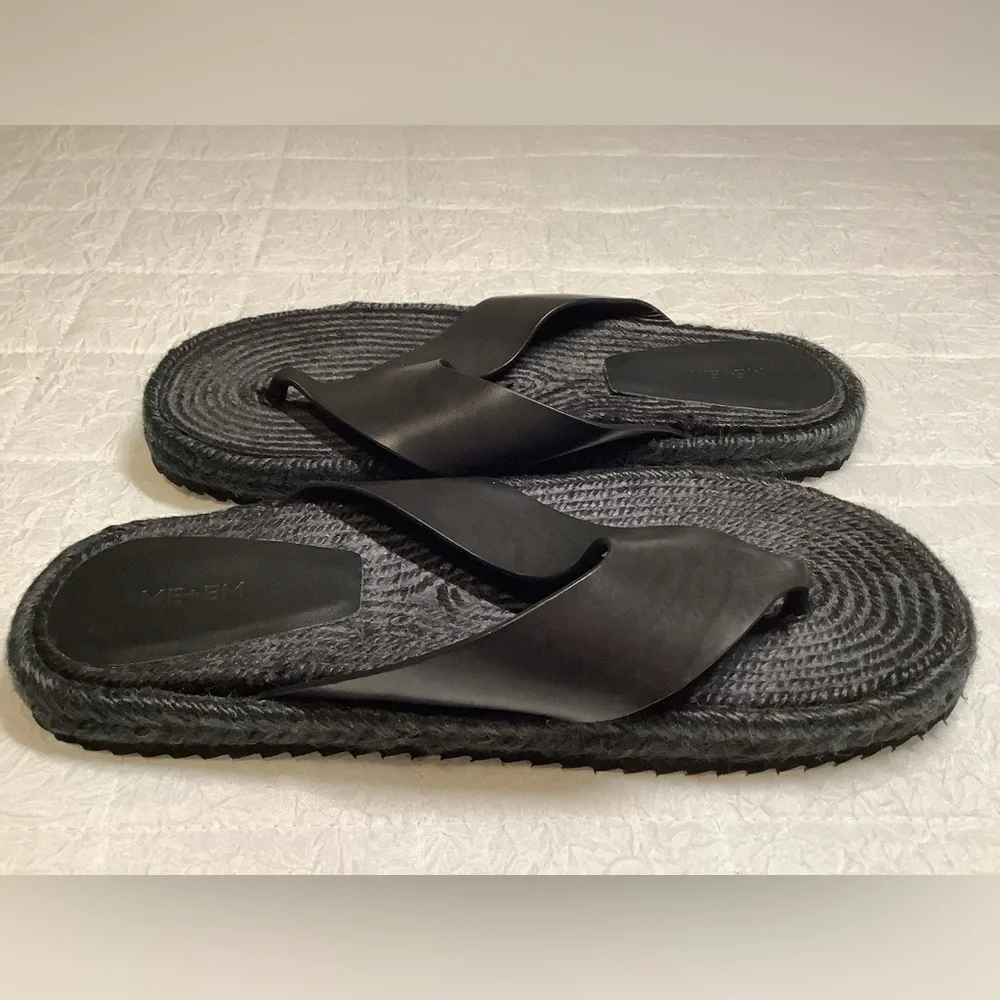 ME + EM leather Slides Size 38 New